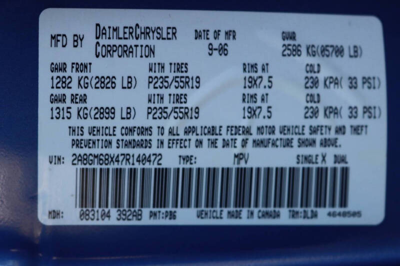 2007 Chrysler Pacifica Touring