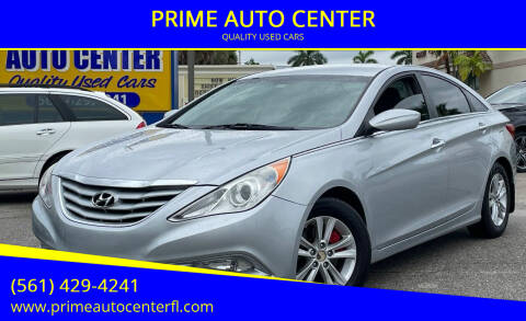 2013 Hyundai Sonata for sale at PRIME AUTO CENTER in Palm Springs FL