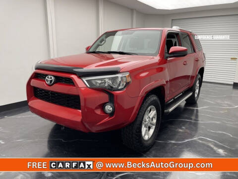 2016 Toyota 4Runner for sale at Becks Auto Group in Mason OH