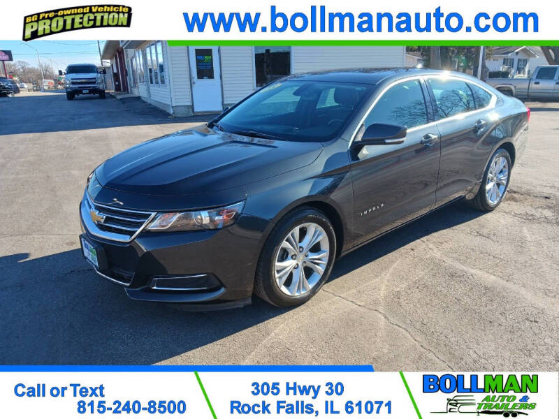 2015 Chevrolet Impala for sale at Bollman Auto & Trailers in Rock Falls IL