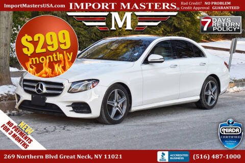 2017 Mercedes-Benz E-Class for sale at Import Masters in Great Neck NY