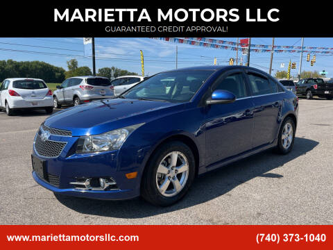 2012 Chevrolet Cruze for sale at MARIETTA MOTORS LLC in Marietta OH