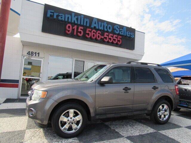 2010 Ford Escape for sale at Franklin Auto Sales in El Paso TX