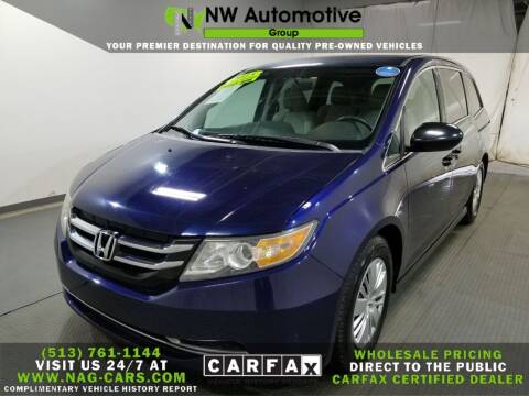 2015 Honda Odyssey for sale at NW Automotive Group in Cincinnati OH