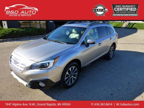 2015 Subaru Outback for sale at B&D Auto Sales Inc in Grand Rapids MI