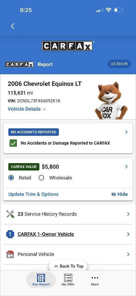 Dk. Blue 2006 Chevrolet Equinox LT AWD LT 4dr SUV 22