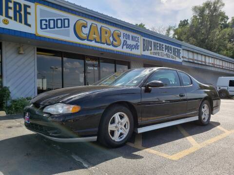 2001 Chevrolet Monte Carlo for sale at Good Cars 4 Nice People in Omaha NE