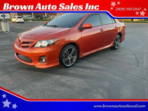 2013 Toyota Corolla for sale at Brown Auto Sales Inc in Upland CA