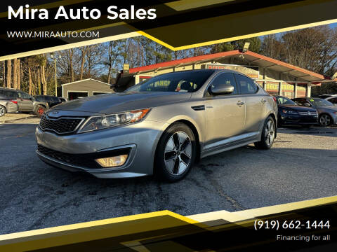 2013 Kia Optima Hybrid for sale at Mira Auto Sales in Raleigh NC