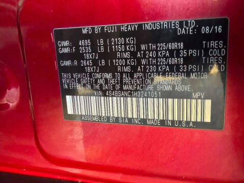 2017 Subaru Outback 2.5i Limited