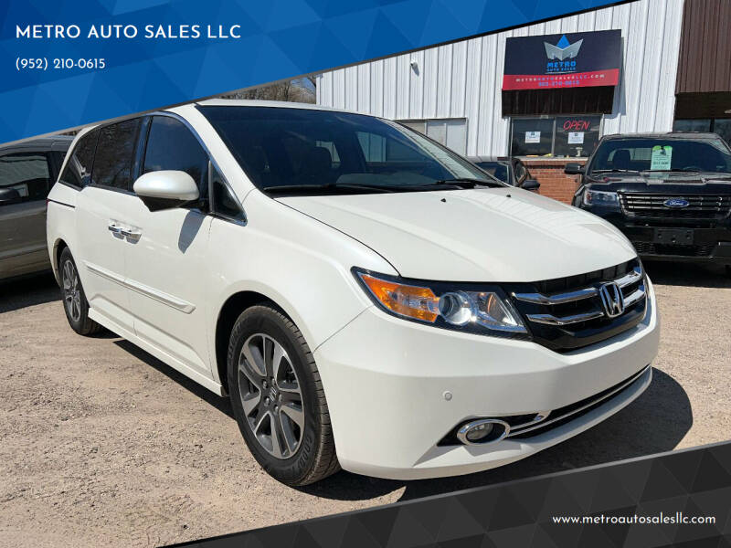 2016 Honda Odyssey for sale at METRO AUTO SALES LLC in Lino Lakes MN