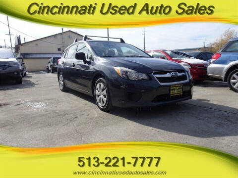 2014 Subaru Impreza for sale at Cincinnati Used Auto Sales in Cincinnati OH