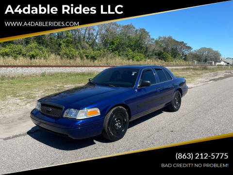 2003 Ford Crown Victoria for sale at A4dable Rides LLC in Haines City FL