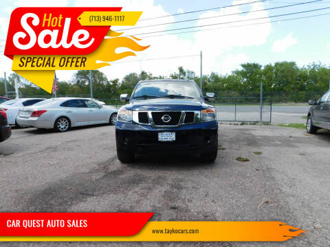 2008 Nissan Armada for sale at CAR QUEST AUTO SALES in Houston TX