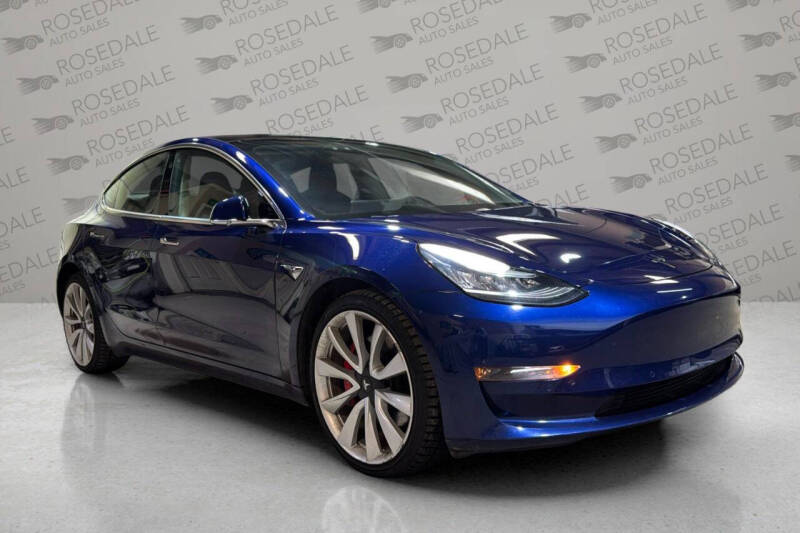 2018 Tesla Model 3 for sale at Rosedale Auto Sales Incorporated in Kansas City KS