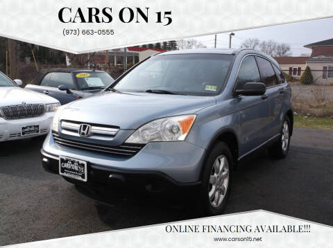 2007 Honda CR-V for sale at Cars On 15 in Lake Hopatcong NJ