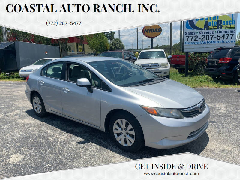 2012 Honda Civic for sale at Coastal Auto Ranch, Inc in Port Saint Lucie FL