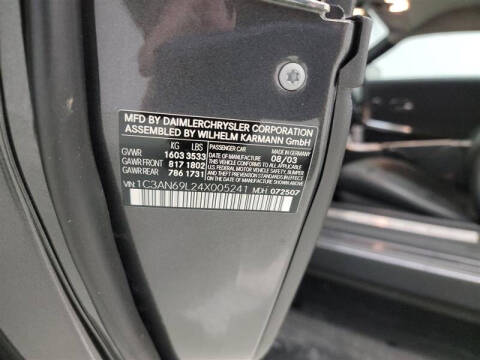 2004 Chrysler Crossfire