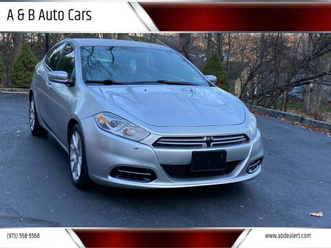 2013 Dodge Dart for sale at A & B Auto Cars in Newark NJ