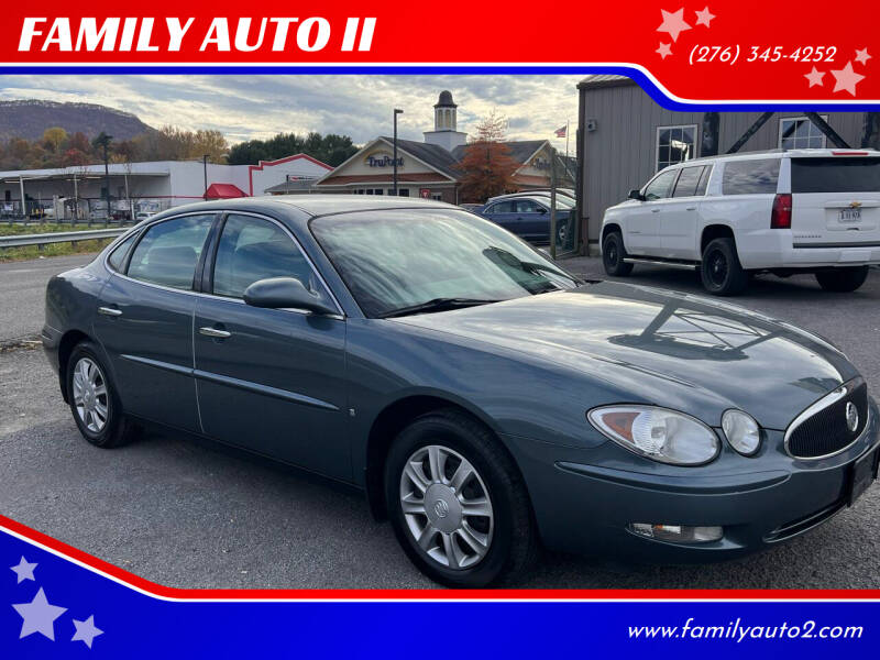 2007 Buick LaCrosse for sale at FAMILY AUTO II in Pounding Mill VA
