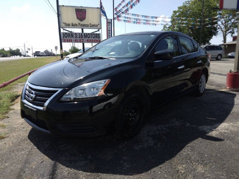 2015 Nissan Sentra for sale at John 3:16 Motors in San Antonio TX