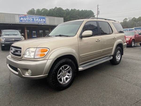 2004 Toyota Sequoia for sale at Greenbrier Auto Sales in Greenbrier AR