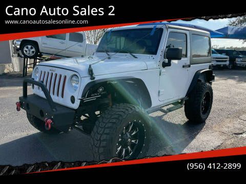 2014 Jeep Wrangler for sale at Cano Auto Sales 2 in Harlingen TX