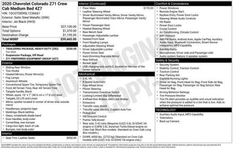 2020 Chevrolet Colorado