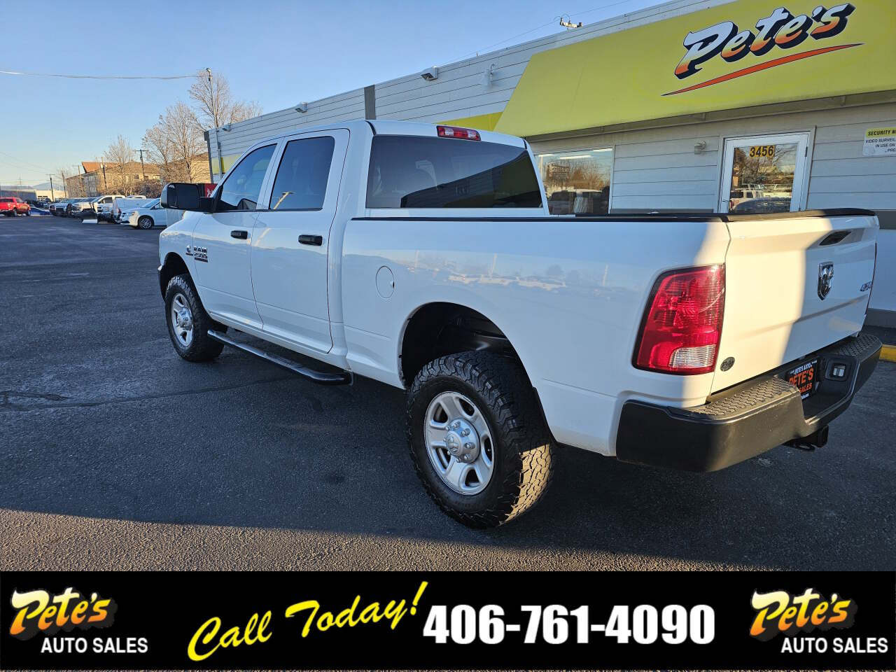 White 2017 Ram 2500 Tradesman 4x4 Tradesman 4dr Crew Cab 6.3 ft. SB Pickup 2