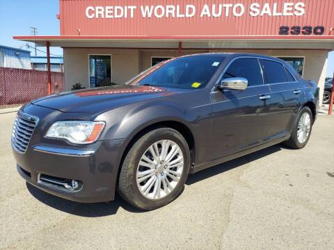 2013 Chrysler 300 for sale at Credit World Auto Sales in Fresno CA