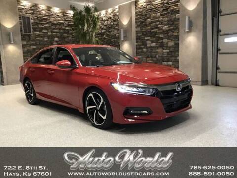 2020 Honda Accord for sale at Auto World Used Cars in Hays KS