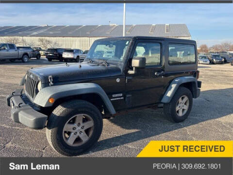 2012 Jeep Wrangler for sale at Sam Leman Chrysler Jeep Dodge of Peoria in Peoria IL