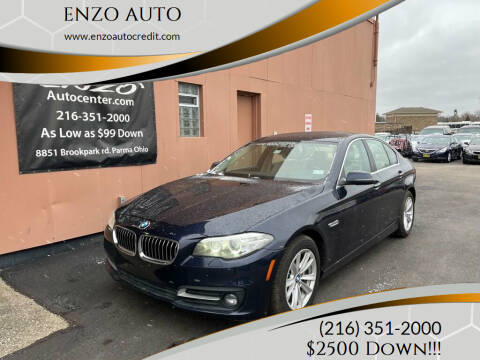 2015 BMW 5 Series for sale at ENZO AUTO in Parma OH