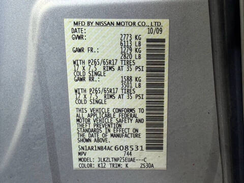 2010 Nissan Pathfinder