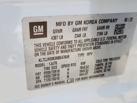 2022 Chevrolet Trax LS