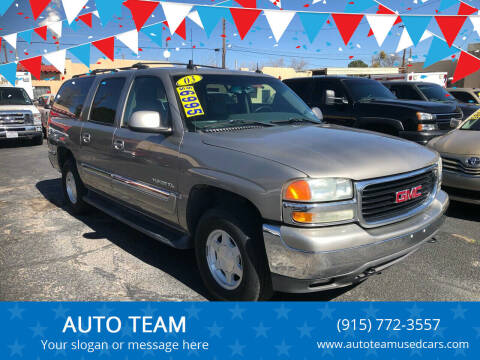 2003 GMC Yukon XL for sale at AUTO TEAM in El Paso TX