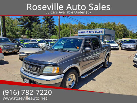 2003 Ford F-150 for sale at Roseville Auto Sales in Roseville CA