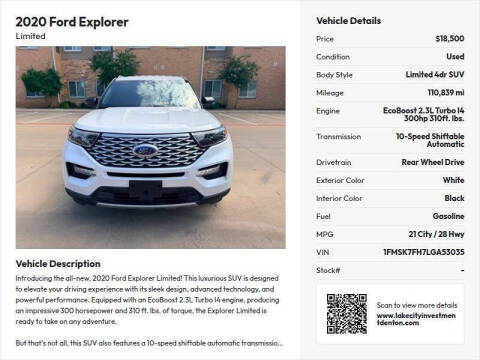 2020 Ford Explorer Limited
