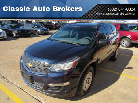 2015 Chevrolet Traverse for sale at Classic Auto Brokers in Haltom City TX