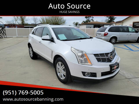 2010 Cadillac SRX for sale at Auto Source in Banning CA