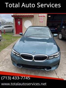2020 BMW 3 Series for sale at Total Auto Services in Houston TX