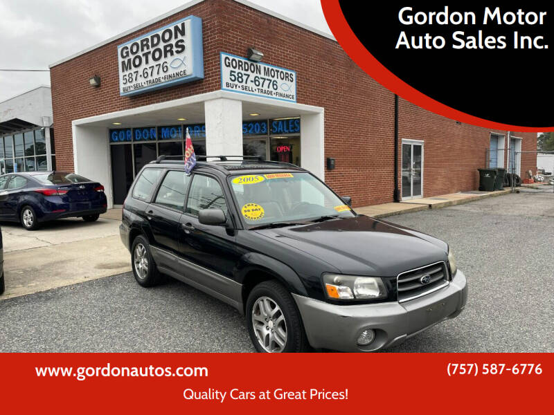 2005 Subaru Forester for sale at Gordon Motor Auto Sales Inc. in Norfolk VA