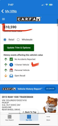 2013 RAM 1500 Tradesman
