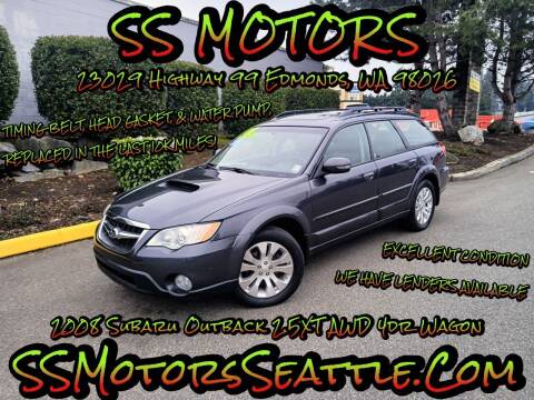 2008 Subaru Outback for sale at SS MOTORS LLC in Edmonds WA