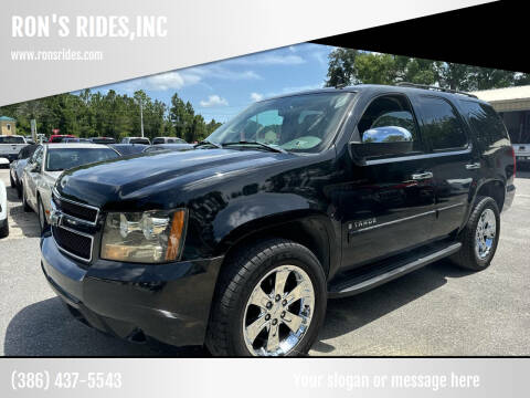 2007 Chevrolet Tahoe for sale at RON'S RIDES,INC in Bunnell FL