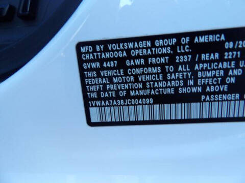 2018 Volkswagen Passat 2.0T S