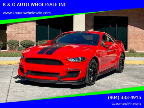 2019 Ford Mustang for sale at K & O AUTO WHOLESALE INC in Jacksonville FL