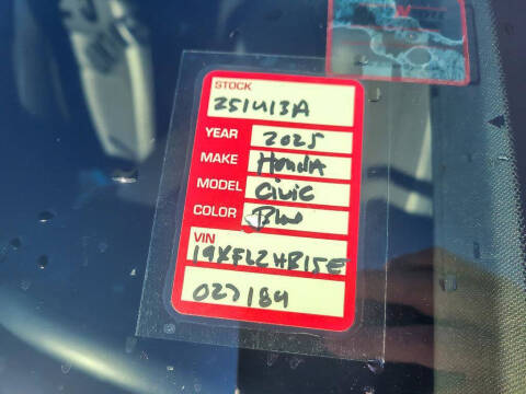 2025 Honda Civic Sport