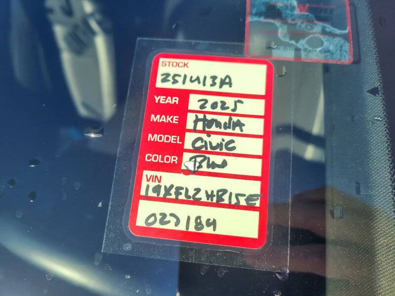 2025 Honda Civic Sport