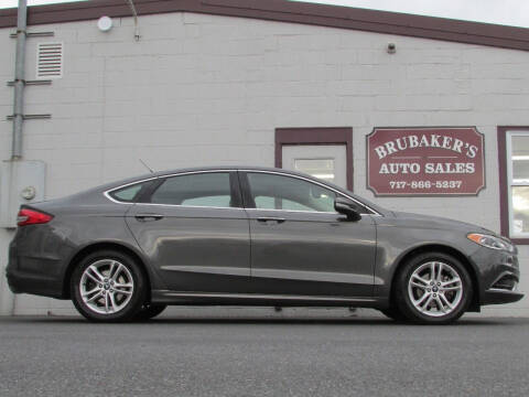 2018 Ford Fusion for sale at Brubakers Auto Sales in Myerstown PA